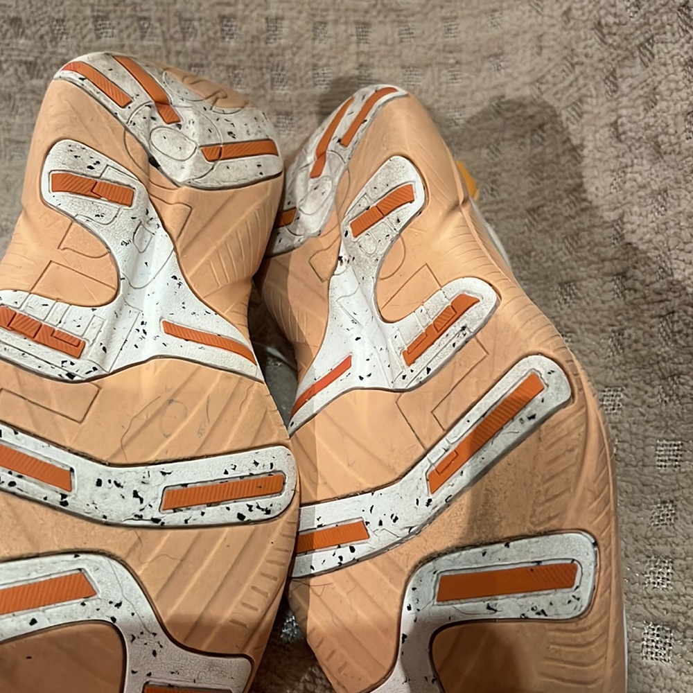 Sorel Women's Sneakers in White and Orange - Picture 6 of 8